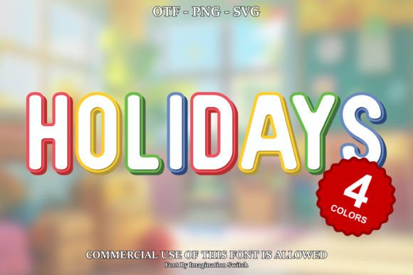 Elevating Holiday Designs with a Unique Color Font
