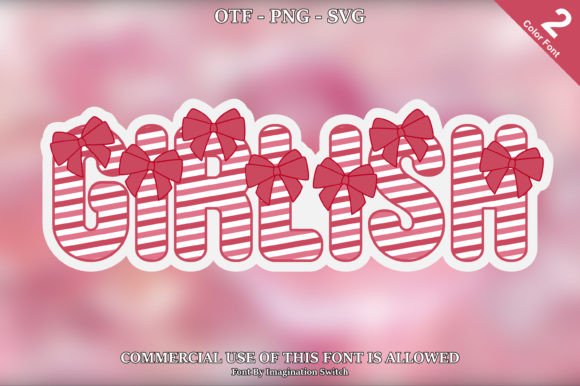 Girlish Font: A Modern Design Asset for Creative Projects