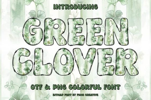 Green Clover: Elevating Design with Color Font