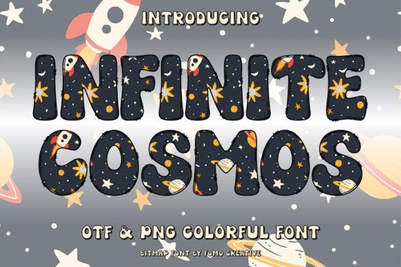 Infinite Cosmos: Elevating Design with Color Fonts