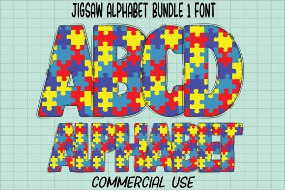 Jigsaw Alphabet: A Playful Typeface for Modern Design