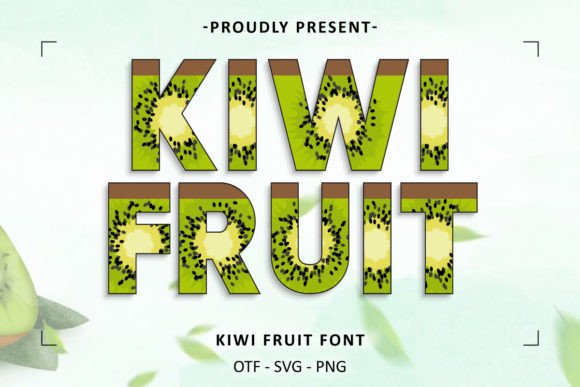 Kiwi Fruit: Fresh Design for Summer Projects