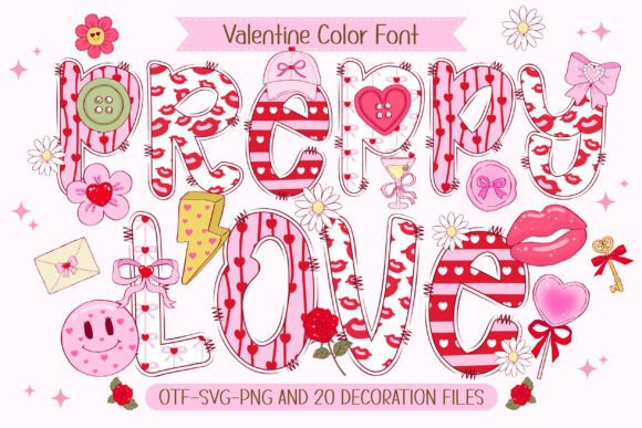 Preppy Love: Elevate Your Designs with Romantic Typography