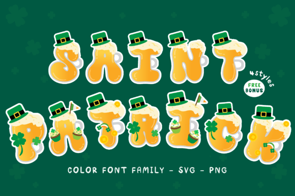 Saint Patrick Font Family: Design Festive Visuals