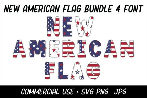 Unleash Patriotic Design with the New American Flag Font