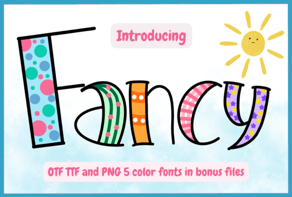Unleashing Playful Energy with the Fancy Display Font