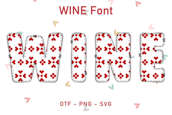 Wine: A Hand-Drawn Color Font for Bold Design